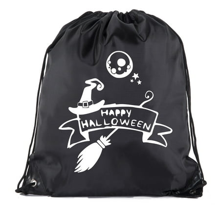 Halloween Drawstring Bag | Halloween Trick or Treat Bag for Candy, Parties and more!