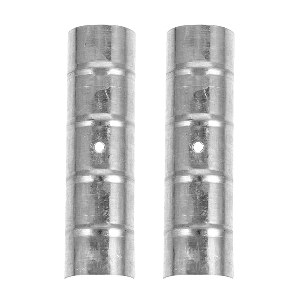 Conector de varilla romana, pieza de conexión de varilla de cortina hueca, juntas de varilla para cortinas de ventana, 2 uds.