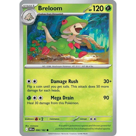 Pokemon Destined Rivals Common Breloom #6