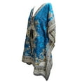 thumbnail image 3 of Women's Short Kaftan Maxi Tunic Caftan Gown Top Night Dress One Size Turqoise, 3 of 4