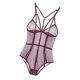 thumbnail image 5 of Trajes de lencería de peluche para mujer Body de encaje de una pieza Ropa de dormir XL Púrpura SG Yuyangstore Ropa interior de encaje de una sola pieza, 5 of 8