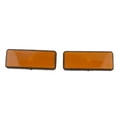 thumbnail image 2 of DYNWAVECA 2x Motorcycle Reflector Reflector Long Yellow Yellow Luminous Plastic High Quality, 2 of 7
