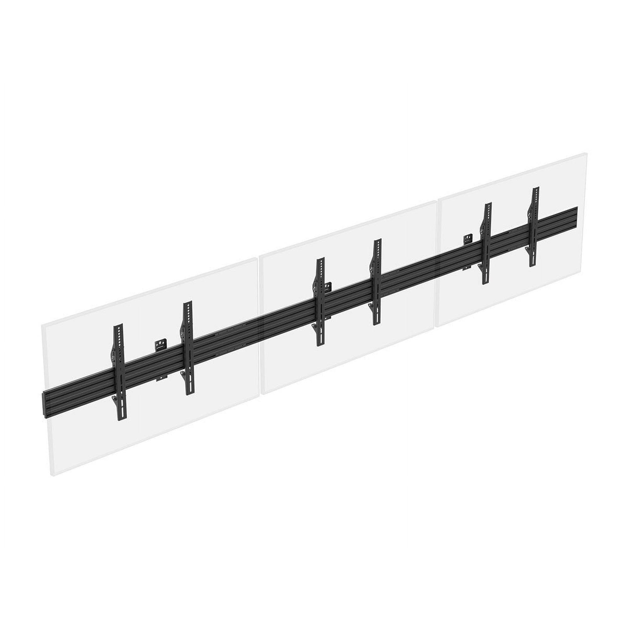 Monoprice 3x1 Menu Board Wall Mount For Screens between 32in-65in Max Weight 66lbs VESA Patterns up to 600x400 - Commercial Series