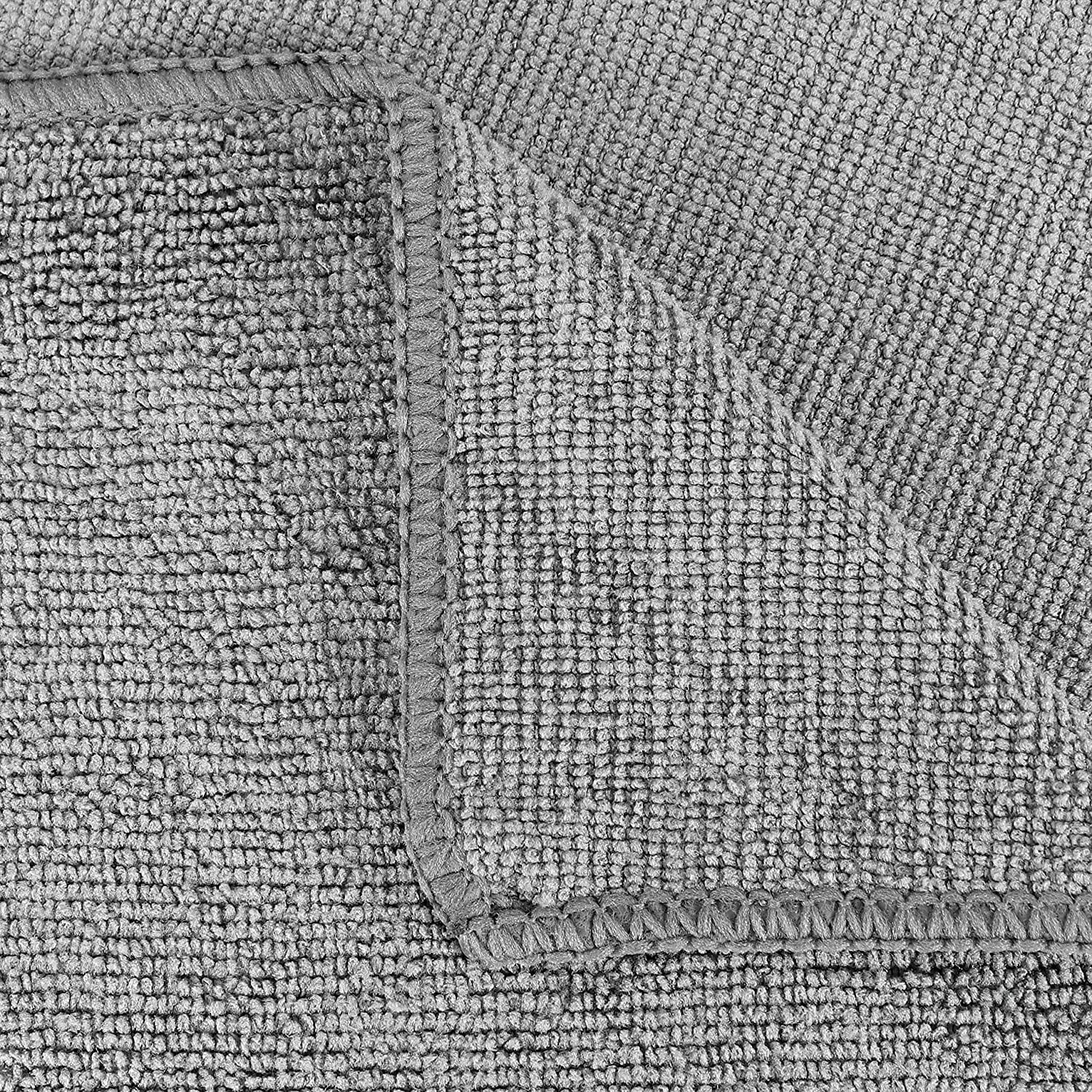 Arkwright Microfiber Gym Towels - Soft Quick Dry Hand Towel - 16 x 27 in. - (12 Pack) Grey