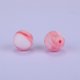 thumbnail image 2 of Round Silicone Focal Beads Chewing Beads For Teethers DIY Nursing Necklaces Making Light Coral 15mm Hole: 2mm, 2 of 3