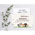 thumbnail image 4 of Inkdotpot 30Jungle Animals Baby ShowerDiaper Raffle Ticket Lottery Insert Cards Supplies Games For Baby Shower Party Bring A Pack Of Diapers To Win Favors Gifts And Prizes, 4 of 5