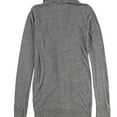 thumbnail image 2 of BDG Womens Heathered Front Pocket Cardigan Sweater, Grey, Small, 2 of 2