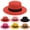 Black, variant on Straw Sun Hat for Women Men LSQii Classic Buckle Sunshade Flat Top Big Brim Straw Panama Hat Summer Travel Beach Sun Cap Go Out Casual Wear (Black)