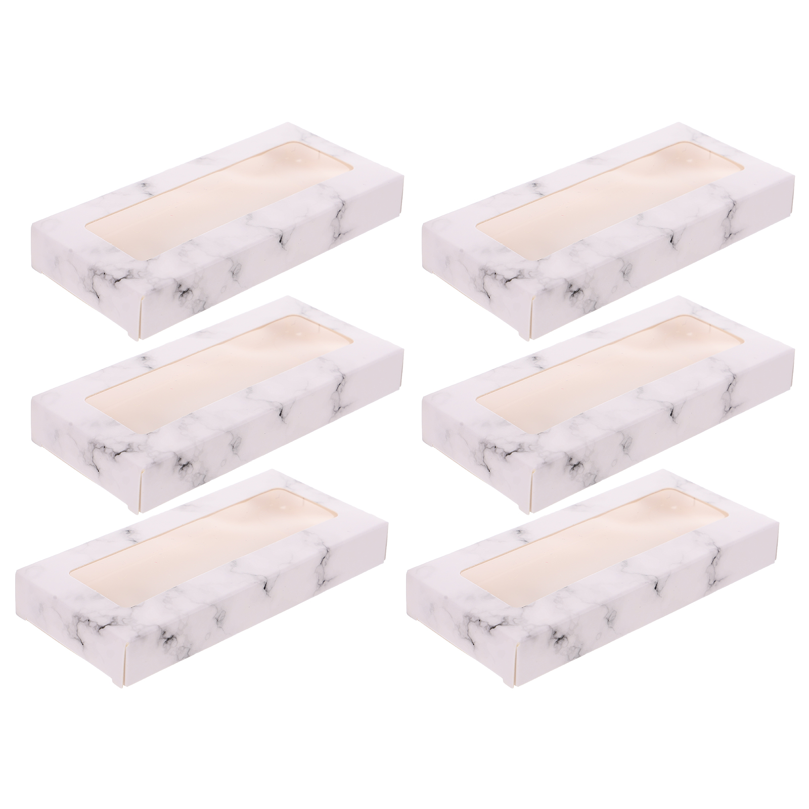 80Pcs Empty Eyelash Cases False Eyelash Packaging Box Paper Eyelash