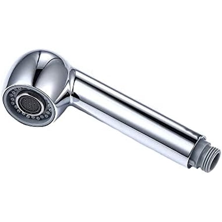 Pull-Out Spray Head Replacement Part for Kitchen Sink Faucet Tap, 2 Function Faucet Shower Sprayer Head, Male G1/2 Connection, Chrome