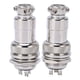 thumbnail image 1 of Conector de enchufe de aviación, 2 uds., conector de enchufe de aviación, carcasa de aleación de Zinc, conectores chapados en plata y cobre(3), 1 of 8