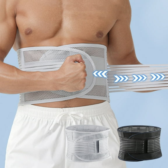 Kcavykas up to 60% off Gifts Breathable Waist Support Belt, Fitness Back Brace for Lumbar Support, Comfortable Lower Back Protector for Men & Women Weekly Price Drops & Special Offers