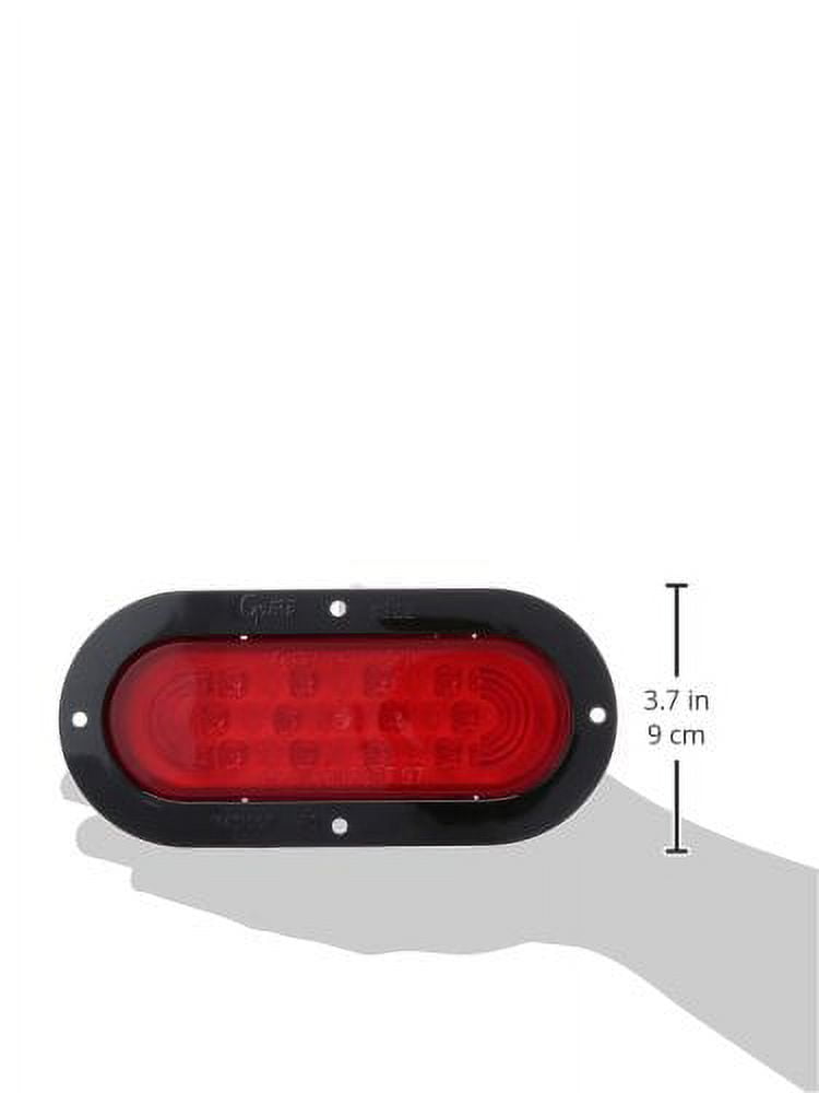 Grote 54702 6inch Oval LED Stop Tail Turn Light with Integrated Back-up (Integrated Hard Shell) Red　並行輸入品 GROTE 54702 LED Oval Stop&frasl;Tail Light