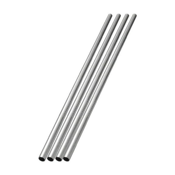 11 Pcs Reusable Straws Stainless Steel Straw Healthy Drinking Straws Straight Straws Drinks Straw with Cleaning Brush