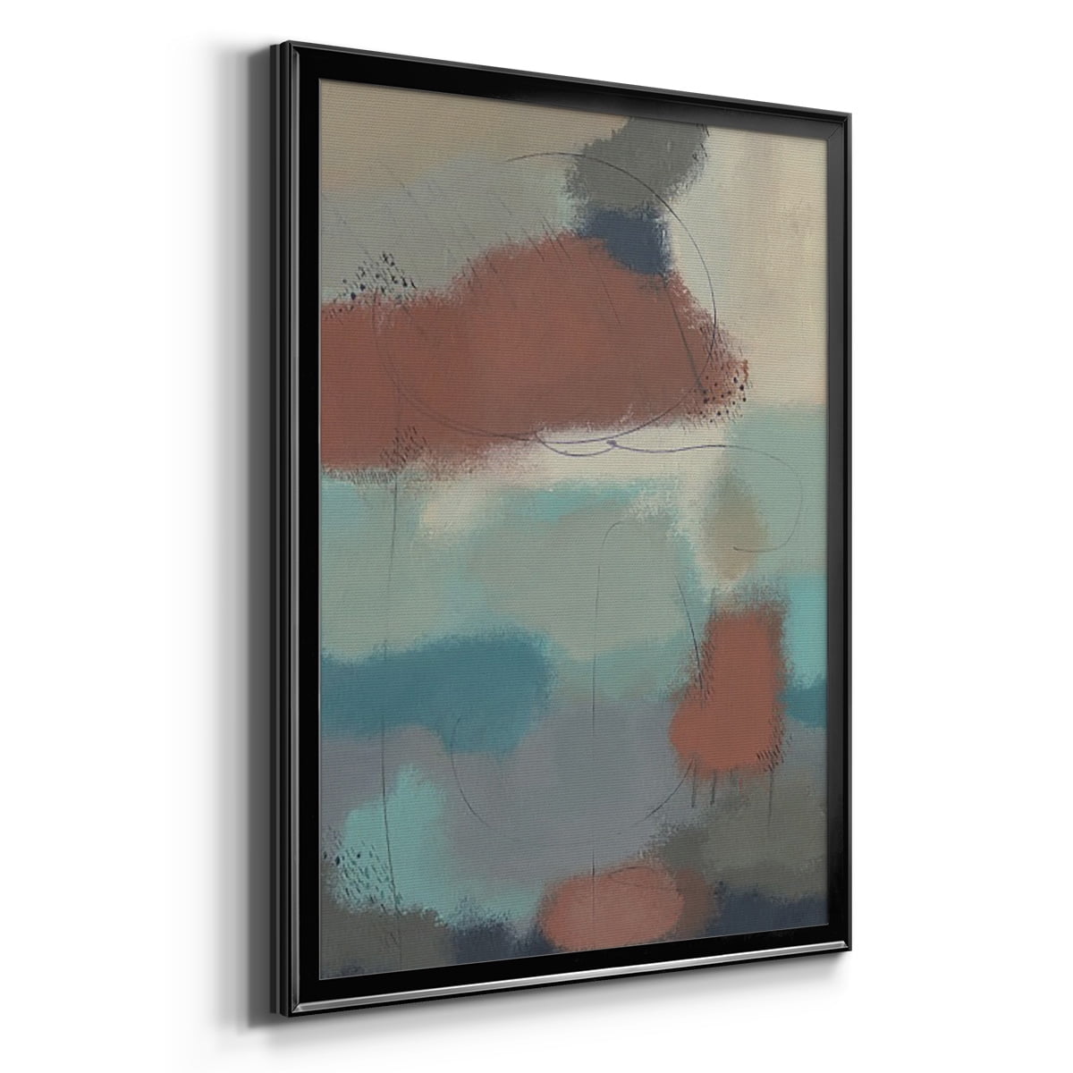 Floating By II Premium Framed Print, in Gold, Black, or Silver - Ready to Hang
