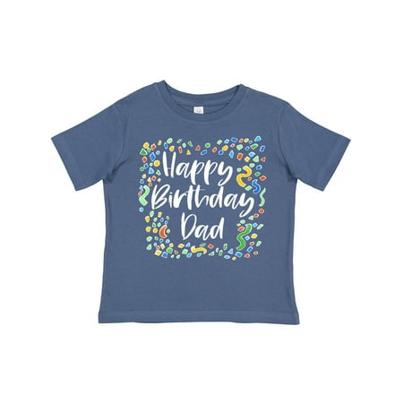 

Inktastic Happy Birthday Dad Gift Toddler Boy or Toddler Girl T-Shirt