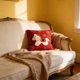 thumbnail image 4 of Cojín rojo festivo para el respaldo del sofá de la sala de estar, cojín para el dormitorio, cama, ventana, funda de almohada de fibra de poliéster lavable., 4 of 6