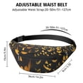 thumbnail image 3 of Fanny Pack Halloween Spooky Jack O Lanterns Waist Pack Bag,Running Cross Bag,Waterproof Large Fanny Packs for Women Men for Travel Running Hiking Cycling, 3 of 6