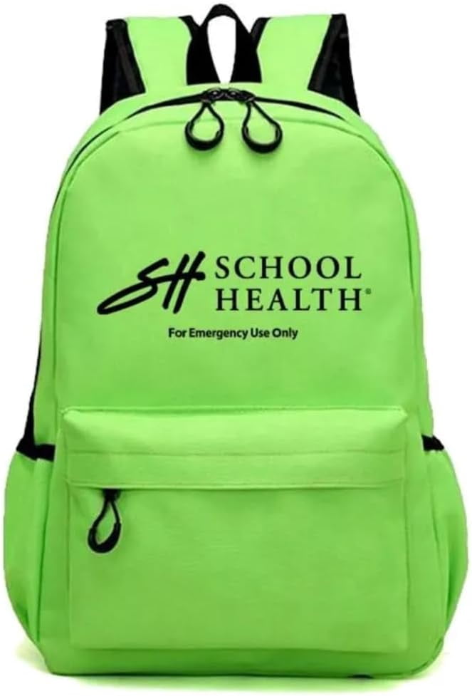 School Health - Medical Go-Kit Backpack, Medical First-Aid Kit, For Emergencies, Schools and Camping - Durable and Lightweight Backpack