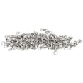 thumbnail image 1 of 50pcs Ball Bearing Swivels Connector High Strength Stainless Steel Solid Welded Rings For Saltwater Freshwater Fishing With  Rotation And Durable Connection, 1 of 8