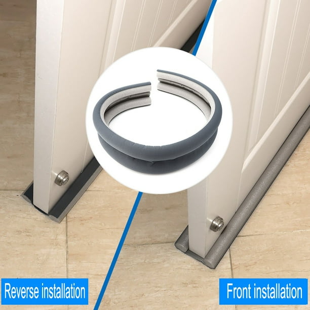 Tapón De Tiro De Puerta, Sello De Puerta Flexible Para El Hogar, Ventana Para Puertas De Dormitorio