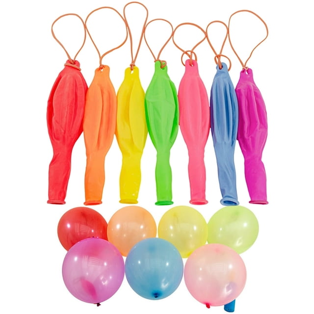 50pcs Halloween Ballons Capacité de Coordination Formation Ballons de Punch Colorés Multiples Méthodes de Jeu Éco-Latex Punch Ball Épaissir Ballons de Punch Réutilisables pour Intérieur / Extérieur Amusant P