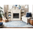 thumbnail image 3 of SAFAVIEH Micro-Loop Braylon Floral Area Rug, Blue/Ivory, 2' x 3', 3 of 12