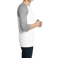thumbnail image 3 of Mafoose Men's Young Very Important Tee 3/4-Sleeve Raglan Light Heather Grey/ White X-Small, 3 of 4