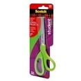 thumbnail image 2 of Scotch 7-Inch Student Scissors, Blue, Green, and Purple, Colors Vary, 6-Pack, 2 of 9
