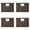 Brown, variant on Vivcore Plastic Expanding File Folder, Large Capacity Transparent Envelopes with Snap Button Closure, Multi-Color Portable Document Organizer, Letter A4 Size, 1 Pack