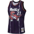 thumbnail image 2 of Men's Mitchell & Ness Marcus Camby Purple Toronto Raptors 1998/99 Hardwood Classics Swingman Jersey, 2 of 3