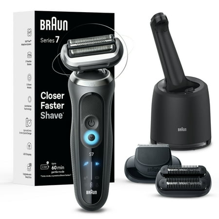 Braun Series 7 7185cc Electric Shaver w/SmartCare Center + Trimmer