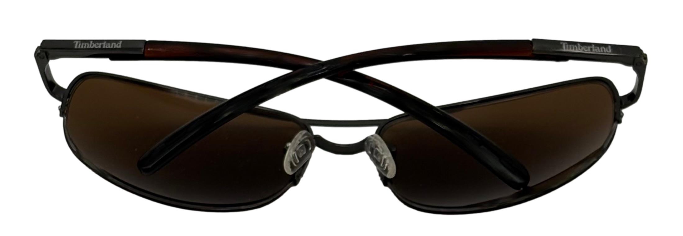 Timberland  Mens Rimless Fashion Sunglasses, Bronze/Brown