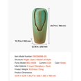 thumbnail image 7 of 30.71 Inch Single Tier Glazed Tank Fountain with LED Lights Water Pump Indoor Outdoor Garden Patio Waterfall Green, 7 of 7