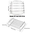 thumbnail image 3 of Lttoisl Grille de Friteuse à Air Chaud en Acier Inoxydable avec 4 Brochettes, Panier Carré de 8 Pouces pour Friteuse Électrique, Accessoire de Cuisson Multifonction Résistant à la Rouille pour des Repas Santé, 3 of 8