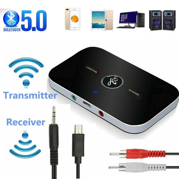 2 in 1 Bluetooth Audio Receiver Transmitter Wireless AUX Receiver HiFi Adapter