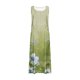 thumbnail image 4 of Vestido de Verano para las Mujeres sin Mangas Lino-Look Impreso Maxi, Suelto Fluido Y Vestido Sexy de Moda para las Mujeres, 4 of 4