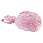 Zan Headgear Flydanna Headwrap Pink Skull Paisley