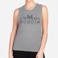 thumbnail image 2 of Skyline Bogota Colombia Women's Muscle Tank Medium Heather Grey, 2 of 5