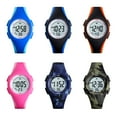 thumbnail image 4 of Montre Numérique pour Enfants Cadran Rond Style Sport Enfants Étanche Écran LCD Montre-Bracelet Numérique, 4 of 9