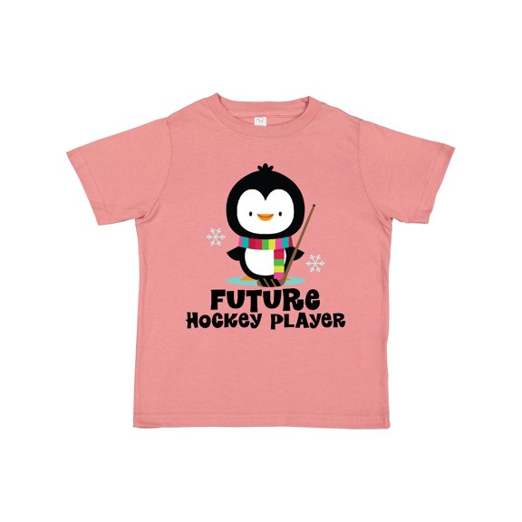Inktastic Future Hockey Player Penguin Boys or Girls Toddler T-Shirt