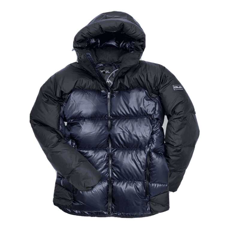 $698 Ralph Lauren RLX Color Bloked Water Repellent Quilted Hooded