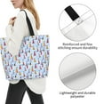 thumbnail image 3 of Fotbe Sailboats And Seagulls Bolsa Tote Estética de Lona con Estampado para Mujer - Bolsa Reutilizable de Hombro Casual para Vacaciones, Compras, Trabajo y Gimnasio, 3 of 8