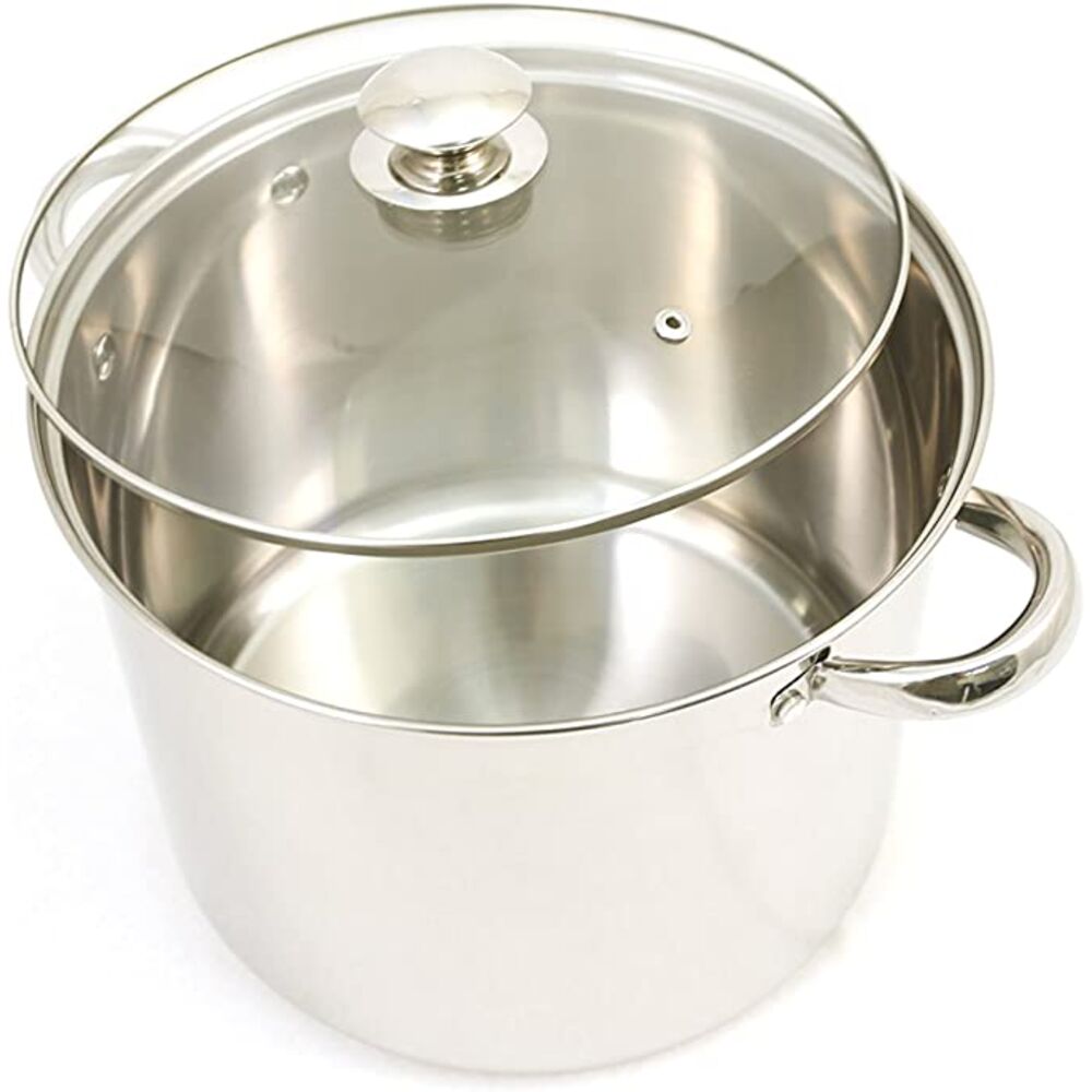 Cook Pro 16_Quart Stainless Steel Stock Pot With Glass Lid - image 5 of 5