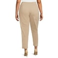 thumbnail image 3 of Just My Size by Hanes Women's Plus Millennium Slim Pants, Regular and Petite, Sizes 1X-4X, 3 of 6