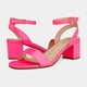 thumbnail image 2 of Sandalia DREAM PAIRS Carnival Rosa Neón con Tacón Cuadrado 7.5, 2 of 6