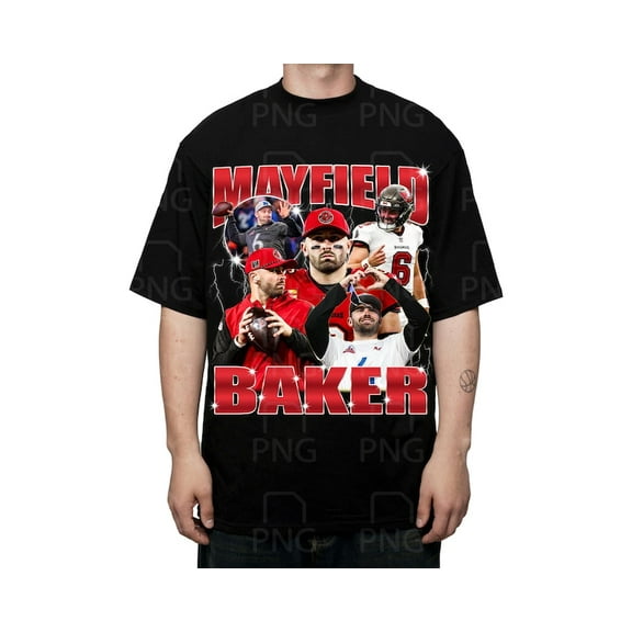 Baker Mayfield T Shirt. Retro, 90s Vintage Tee