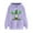 Purple, variant on VBTAPA Happy St Patricks Day 2025 Women Lucky Irish Shamrock Graphic Hoodies Funny Leprechaun Hat Hoody Tops Holiday Party Sweatshirts Black XL