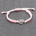 thumbnail image 3 of Uloveido Heart Mountain Mustard Seed Bracelet - Adjustable Handmade Light Pink String Braided Rope Bracelets for Women Girls (Pink), 3 of 6