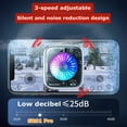 thumbnail image 4 of 2024  SR01 Mobile Phone 15W Semiconductor Cooling Radiator Magnetic/ Back-clip 2 in 1 Freeze PUBG Game Cooler for IOS Android, 4 of 9